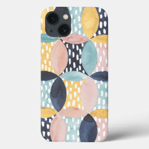 Abstract Circle Pattern iPhone 13 Case