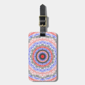 Abstract Circle Pattern Luggage Tag