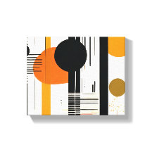 Abstract circles canvas