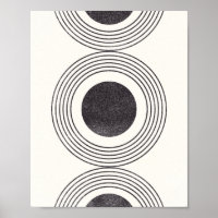 Abstract circles composition
