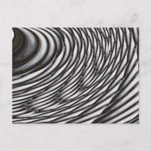 Abstract Circles - Contemporary Modern Art Postcard