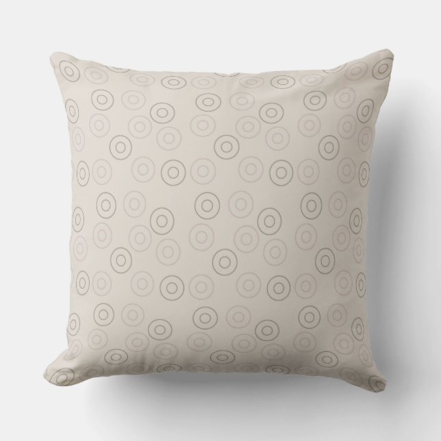 Abstract Circles Cushion (Front)