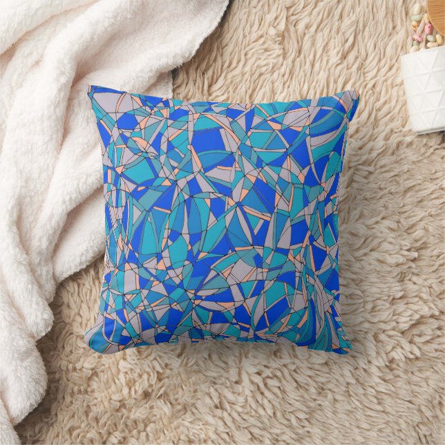 Abstract Circles Cushion (Blanket)
