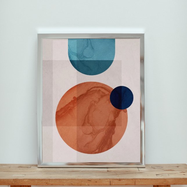 Abstract Circles on a White Background Photo Print (Creator Uploaded)