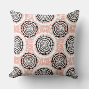 Abstract Circles Pattern throw pillows