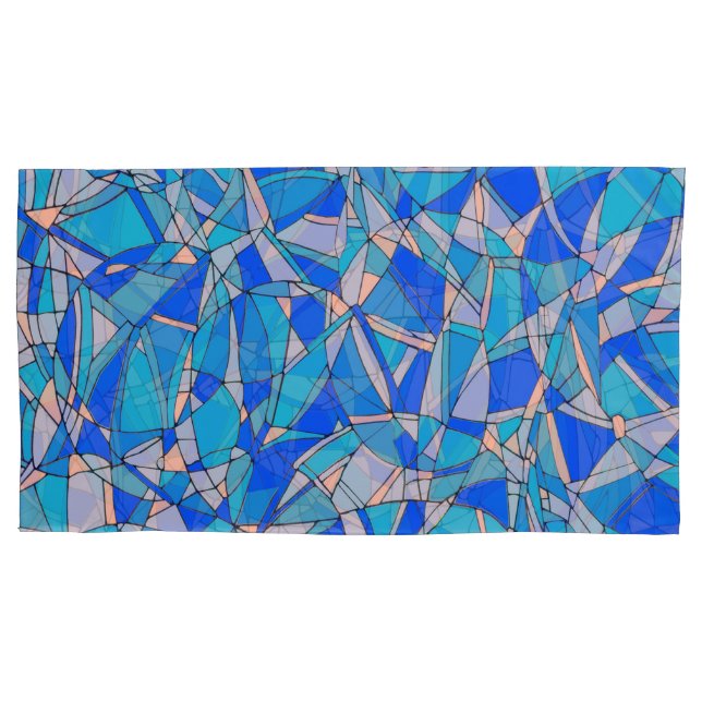 Abstract Circles Pillowcase (Front-Left)