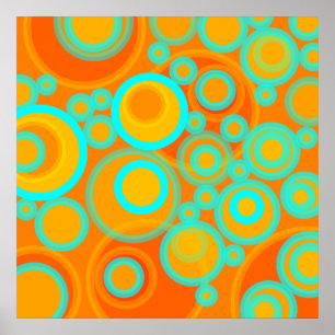 Abstract Circles Poster