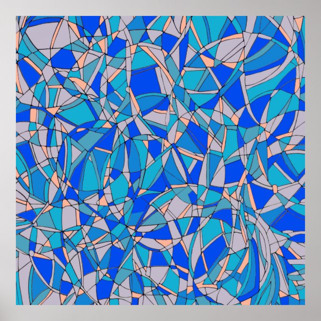 Abstract Circles Poster (Front)