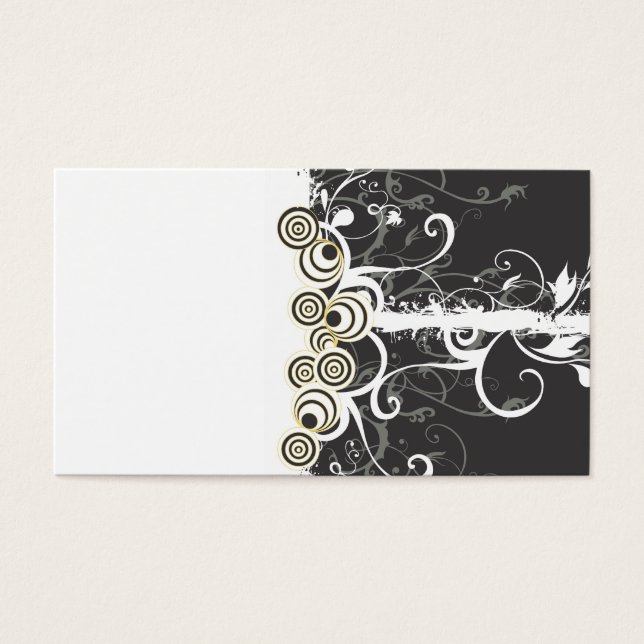 Abstract circles Profile Card (Front)