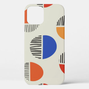 Abstract circles seamless pattern,background with  iPhone 12 case