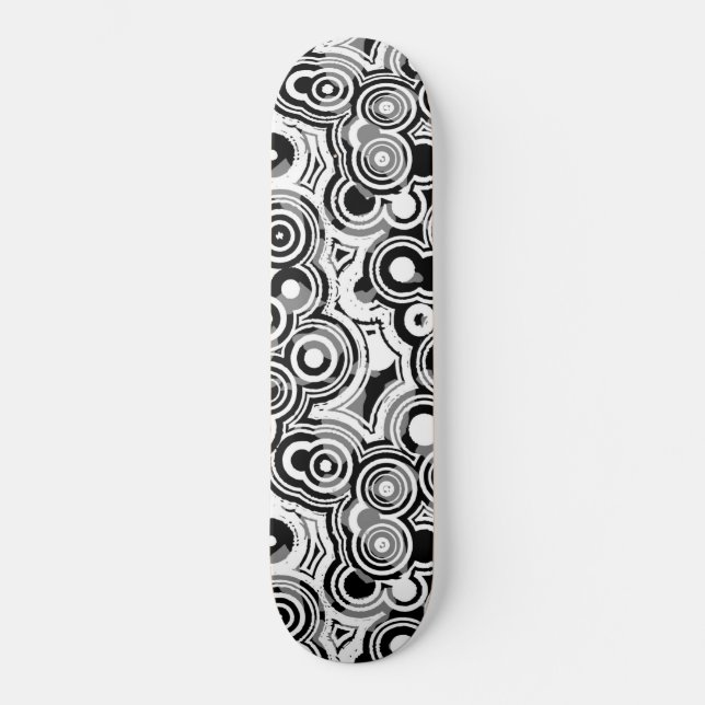  abstract circles skateboard (Front)