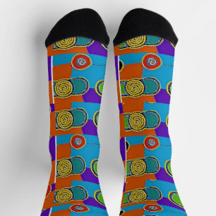 Abstract Circles  Socks