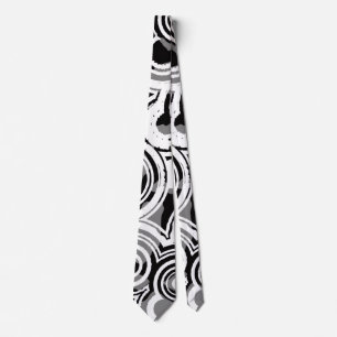 abstract circles tie