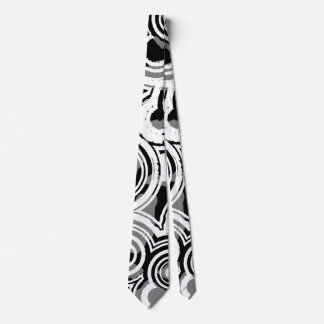 abstract circles tie