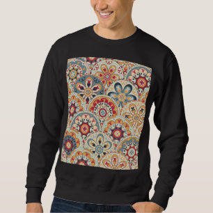Abstract Circles: Trendy Coloured Wallpaper Sweatshirt