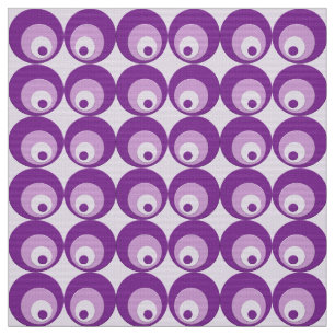 abstract circles violet pattern fabric