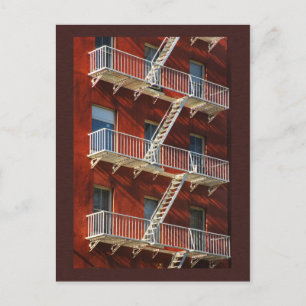 Abstract City Architectural Photo Postcard