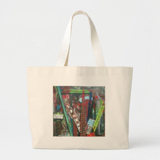 Abstract City Large Tote Bag