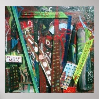 Abstract City Poster