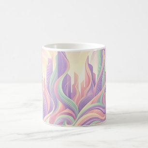 Abstract City Skyline Silhouette Coffee Mug
