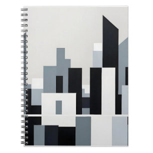Abstract Cityscape Modern Architecture Background  Notebook