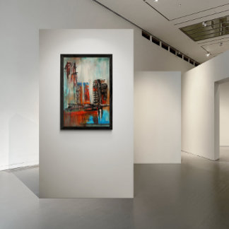 Abstract Cityscape  Poster