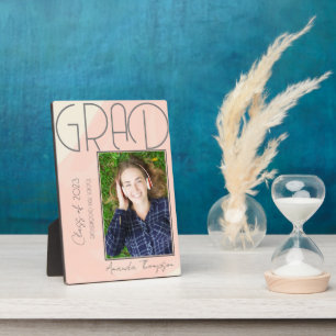 Abstract Class of 2025 Keepsake  Graduate Photo Plaque