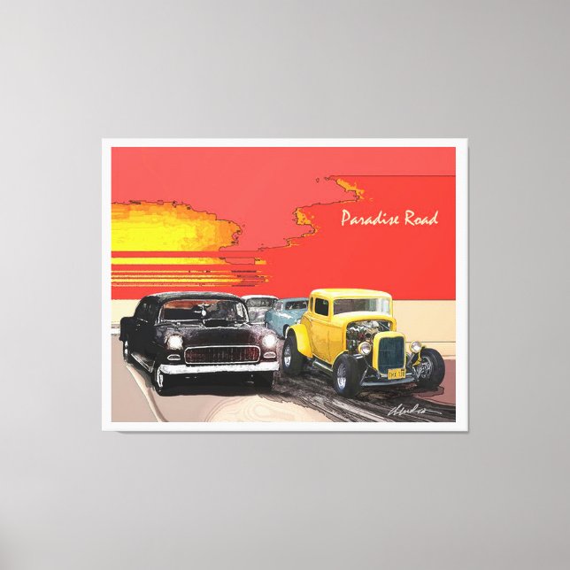 Abstract Classic Art Shape Canvas Print (Front)