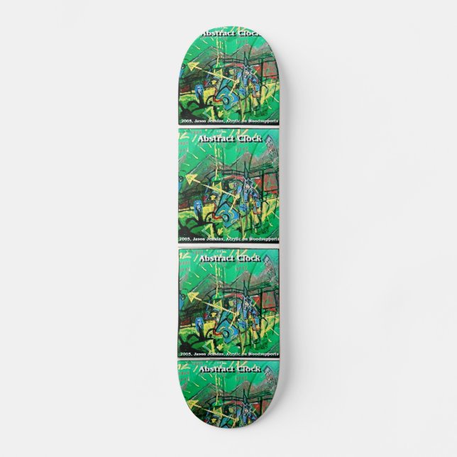 ABSTRACT CLOCK SKATEBOARD (Front)