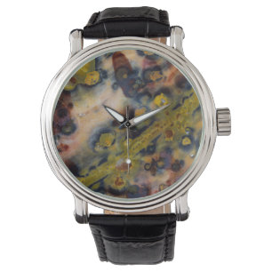 Abstract close up of Ocean Jasper Watch