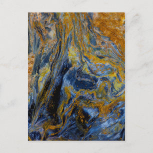 Abstract Close up of Pietersite Postcard