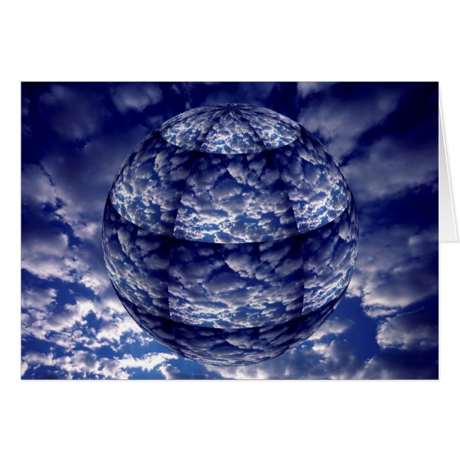 Abstract cloud 3D sphere (Front Horizontal)