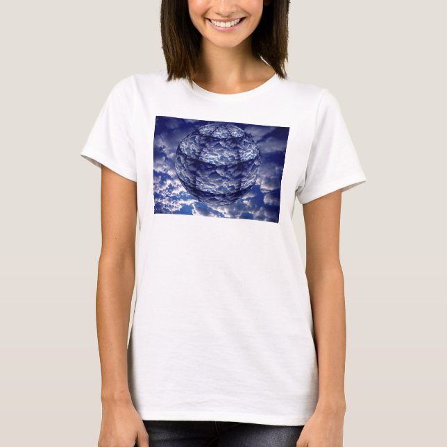 Abstract cloud 3D sphere T-Shirt (Front)