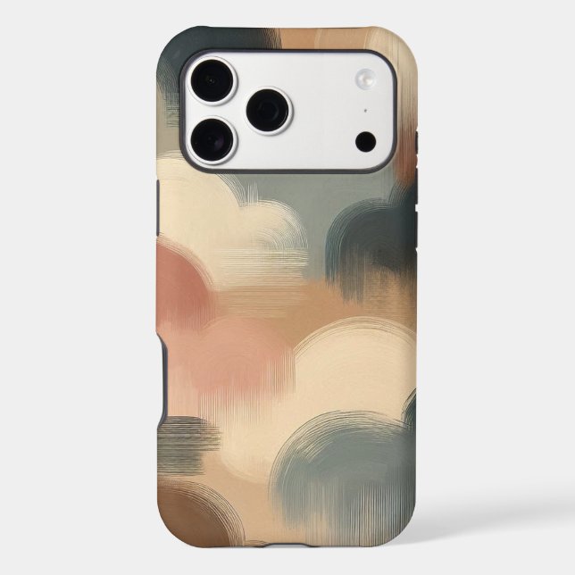Abstract Cloud Brushstroke Phone Case – iphone 17 (Back)