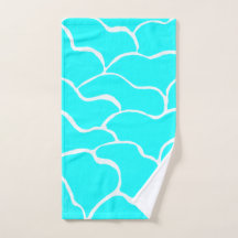 Abstract Cloud Hand Towel