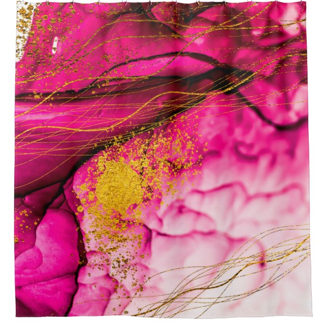 Abstract clouds-ART. Transparent creativity. Maste Shower Curtain (Front)