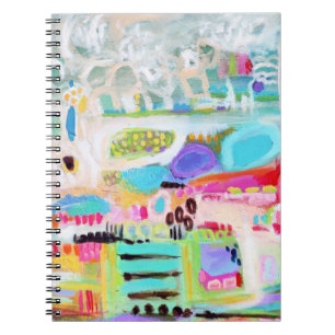 Abstract Clouds Spiral Notebook