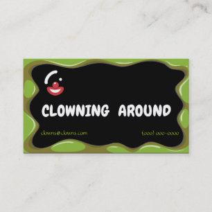 Abstract Clown Logos Business Card