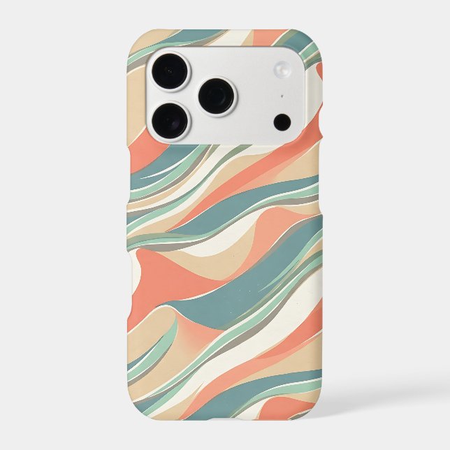 Abstract Coastal Sand Dunes iPhone Cases (Back)