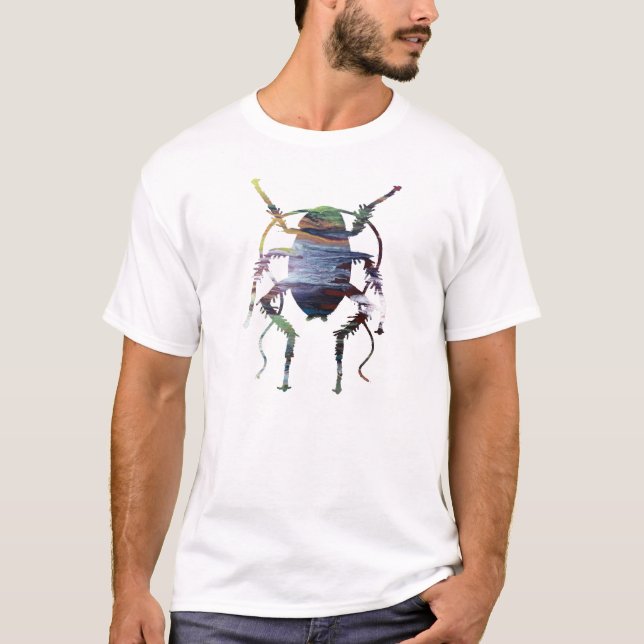 Abstract  Cockroach Silhouette T-Shirt (Front)