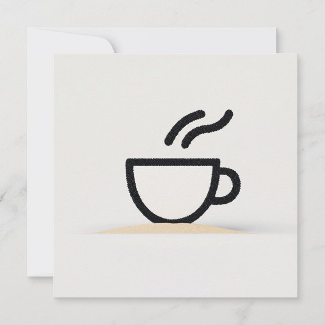 Abstract Coffee Cup Design (Front)