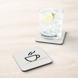 Abstract Coffee Cup Design Coaster
