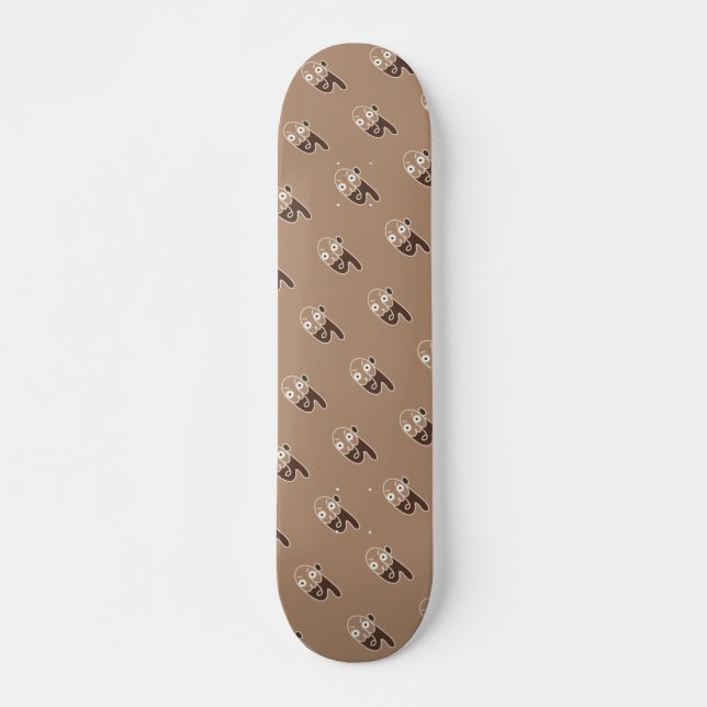 Abstract Coffee Man Skateboard (Front)