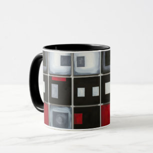 abstract coffee mug