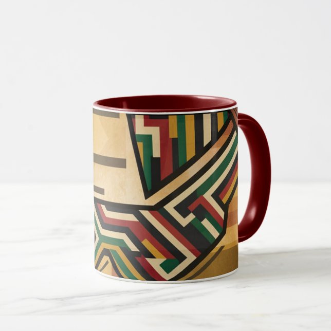 abstract coffee mug (Front Right)