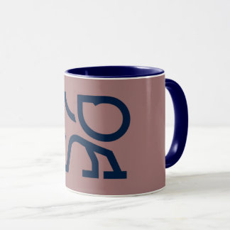 abstract coffee mug