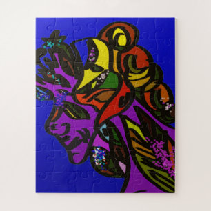 Abstract Collage Art Puzzle