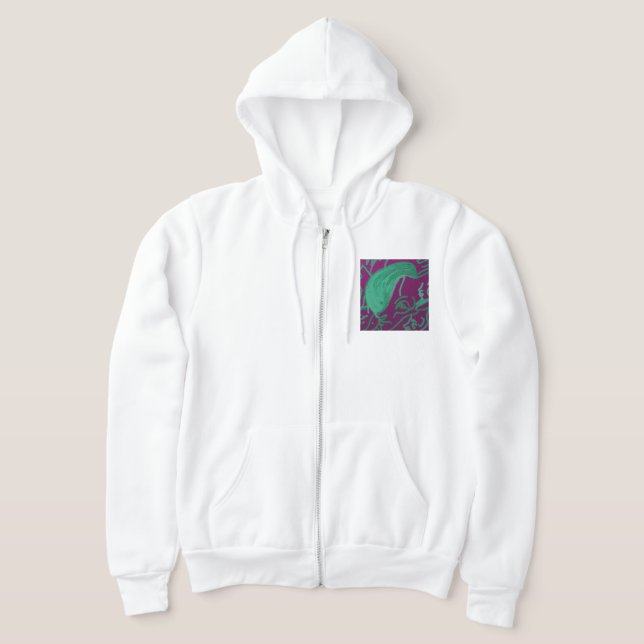 Abstract Collage Full Zip Hoodie (Laydown)