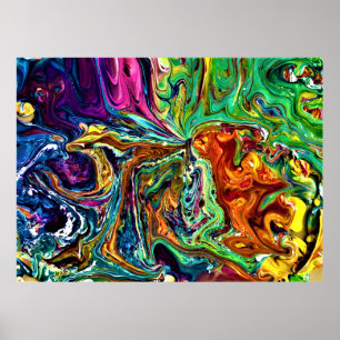 Abstract Color Study 1, Poster