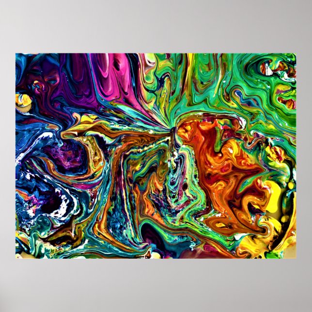 Abstract Color Study 1, Poster (Front)